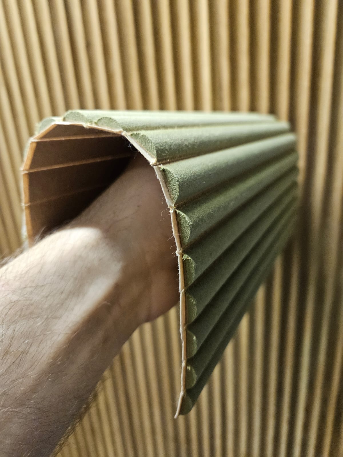 Flexible Ribbed MDF Wall Panels Flexible Ribbed MDF Wall Panels